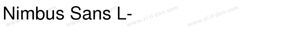 Nimbus Sans L字体转换
